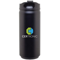 12 Oz. Matte Black Stainless Steel Can Thermal Tumbler